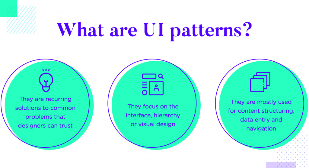 user interface design patterns